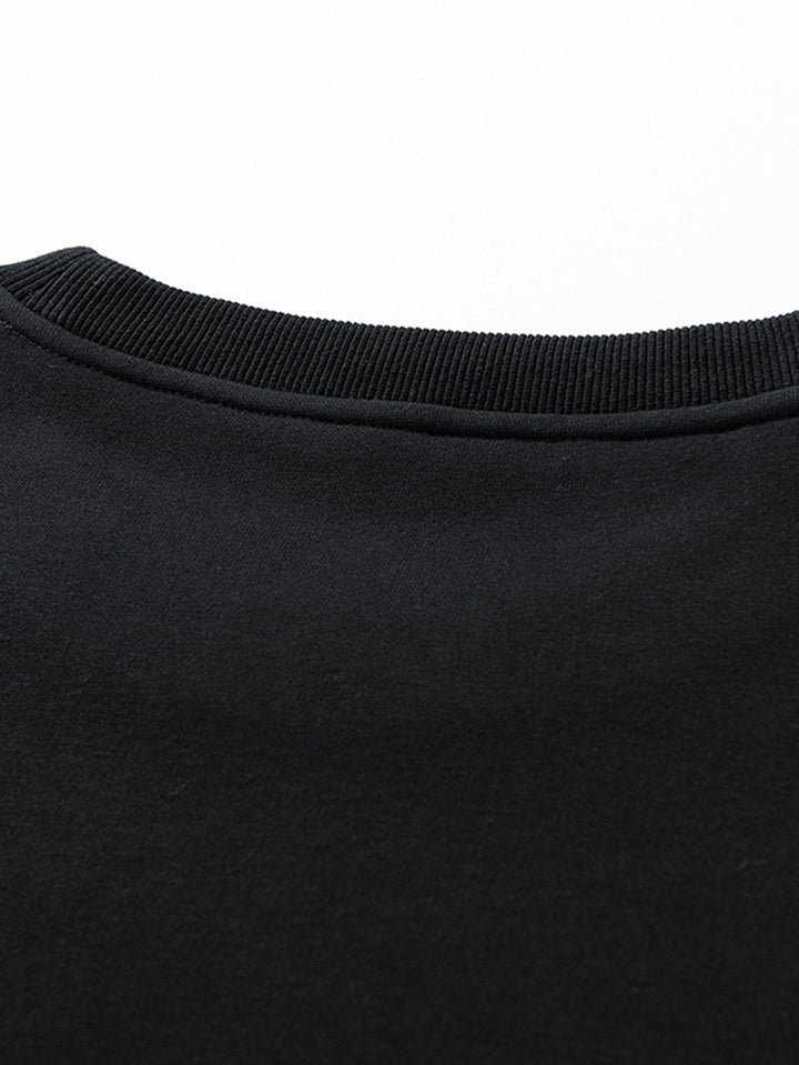 Relax Fit Contrast Pocket Sweatshirt