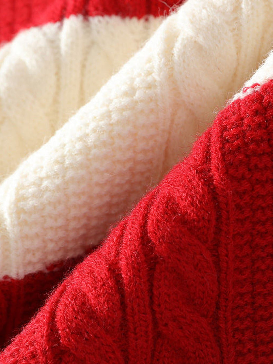 Striped Twist Jacquard Sweater