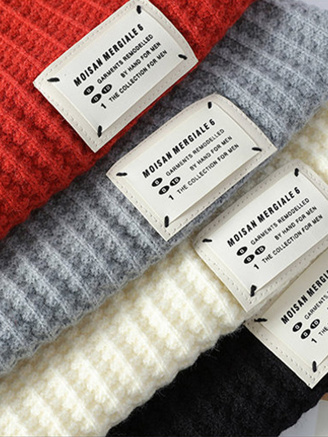 Waffle Crew Neck Sweater