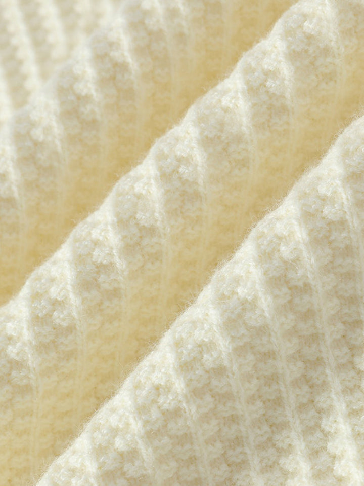 Waffle Crew Neck Sweater