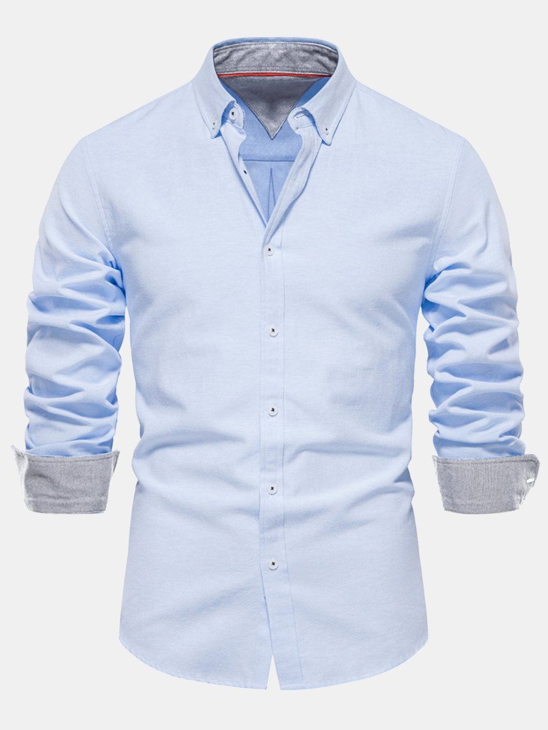 Long Sleeve Button Up Oxford Shirt