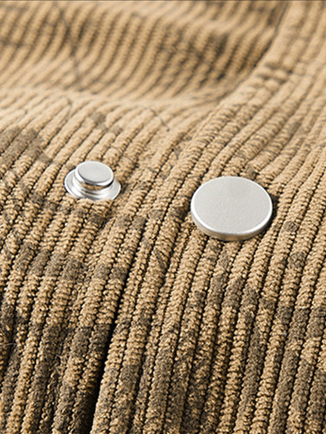 Leaf Print Corduroy Jacket