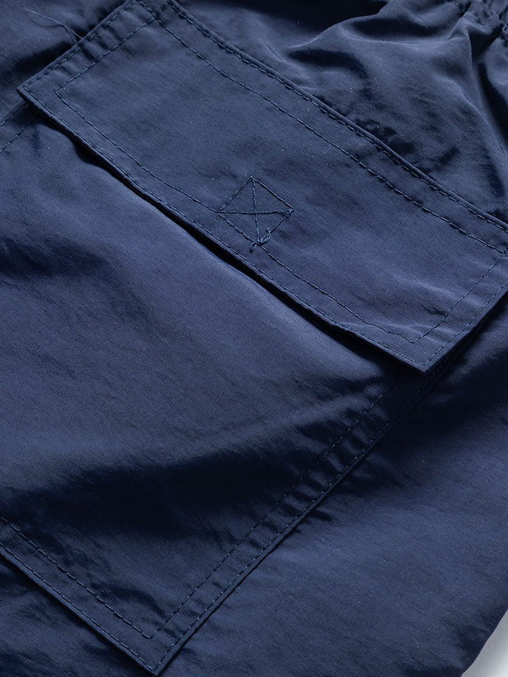 Island Sailing Print Button Up Shirt & Swim Shorts