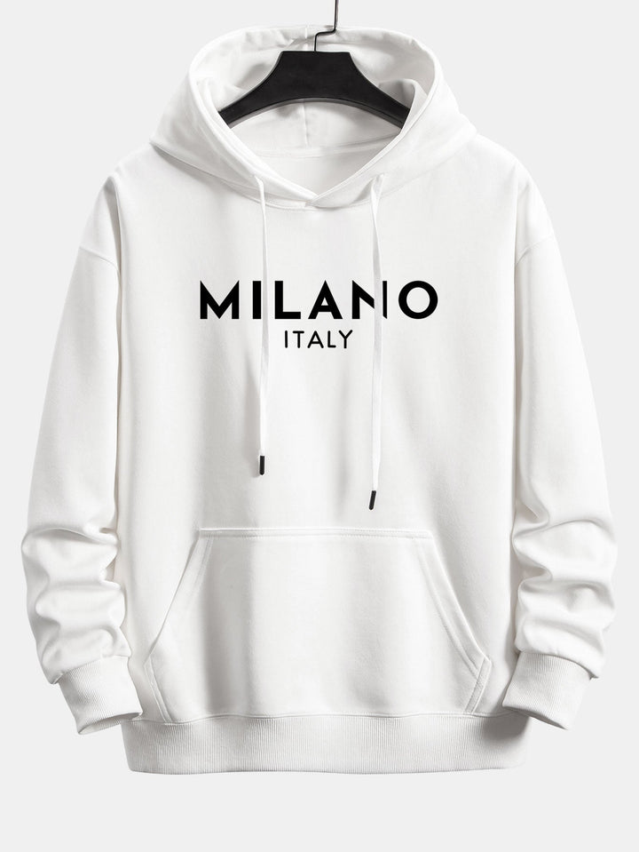 Milano Print Relax Fit Hoodie