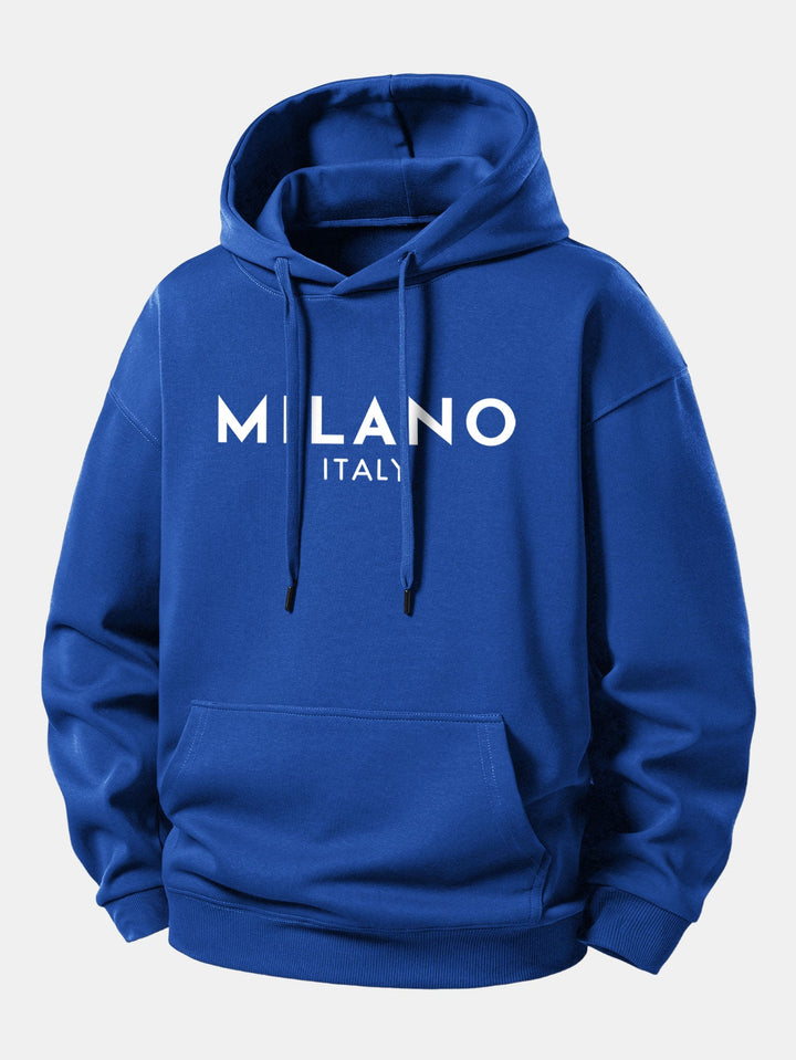 Milano Print Relax Fit Hoodie