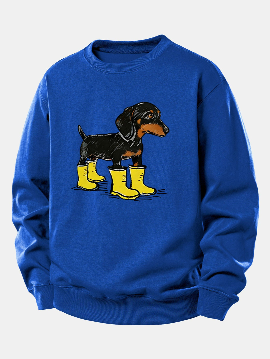 Boots Dachshund Print Relax Fit Sweatshirt