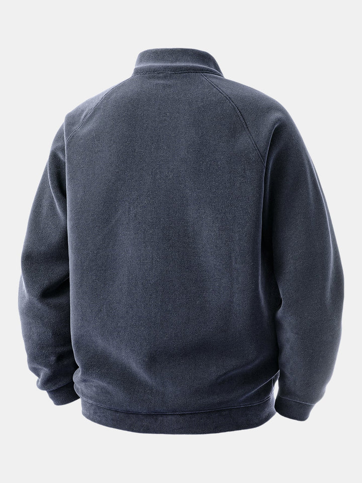 Polar Fleece Quarter Zip Sweatshirt