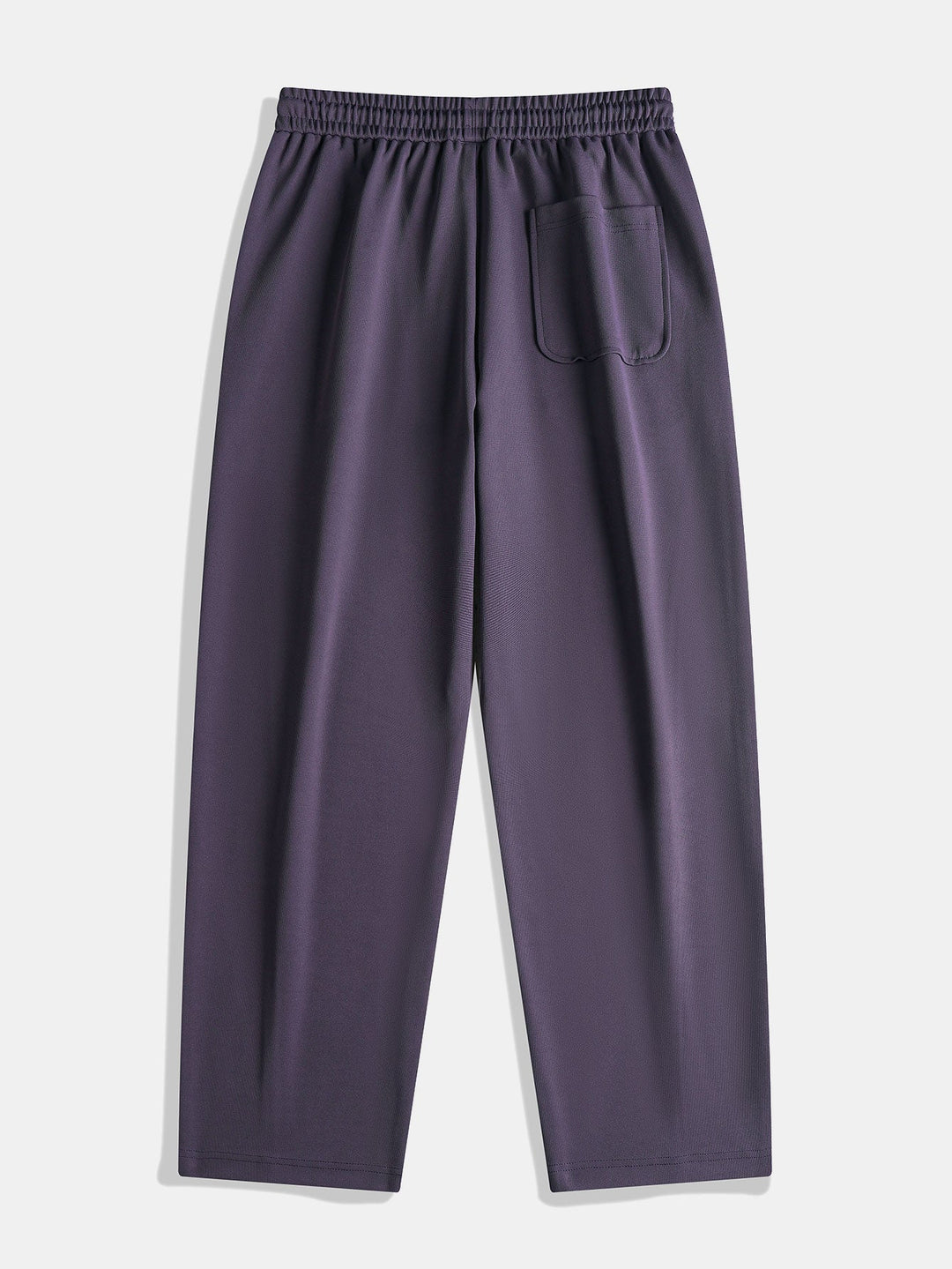 Calças de Perna Larga com Listras Laterais