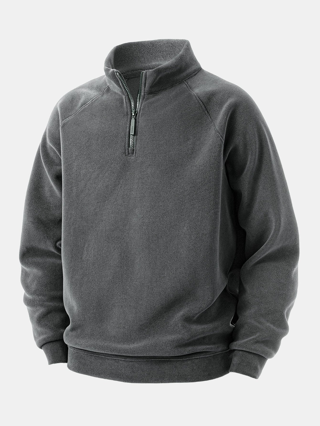 Polar Fleece Quarter Zip Sweatshirt