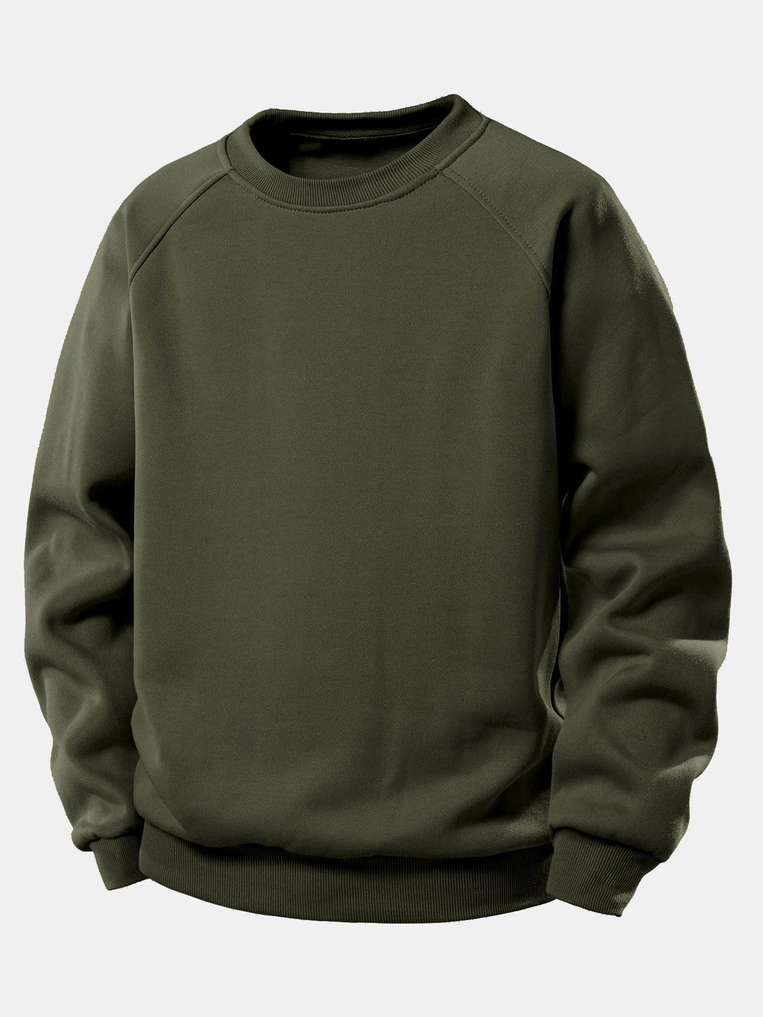 Basic Crew Neck Sweatshirt & Jogger Pants
