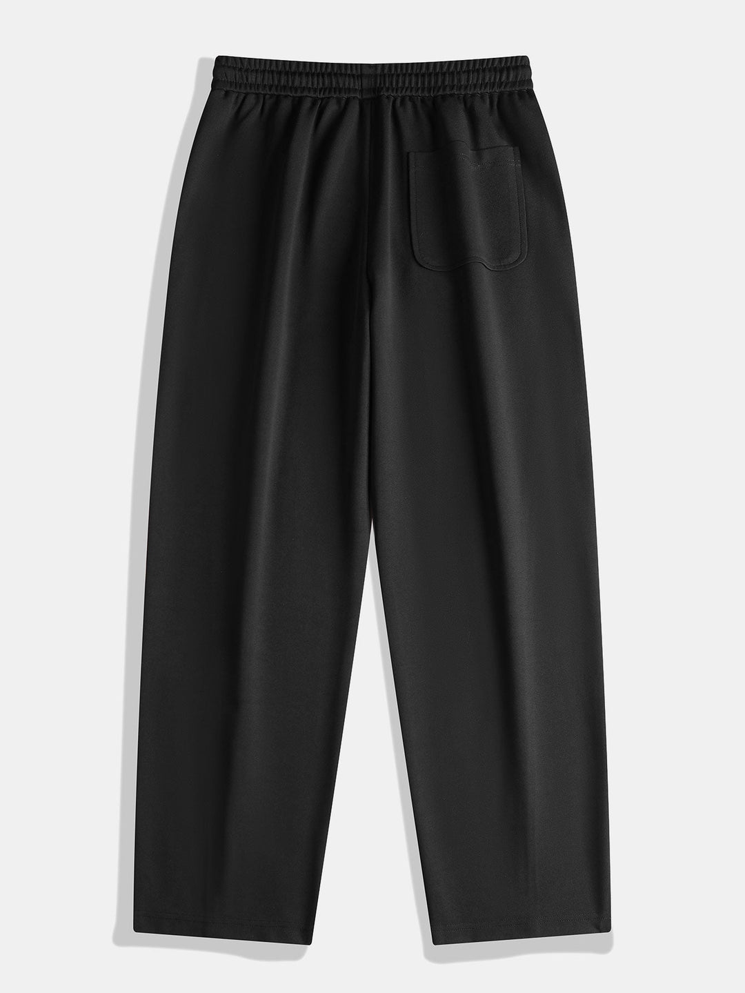 Calças de Perna Larga com Listras Laterais