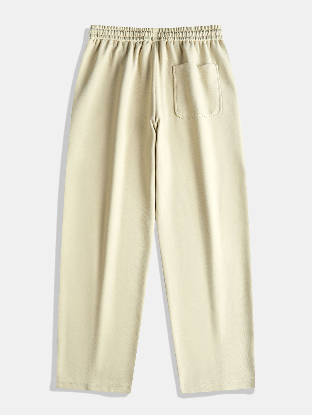 Calças de Perna Larga com Listras Laterais