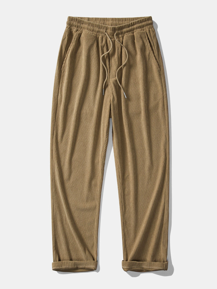 Straight Leg Corduroy Pants