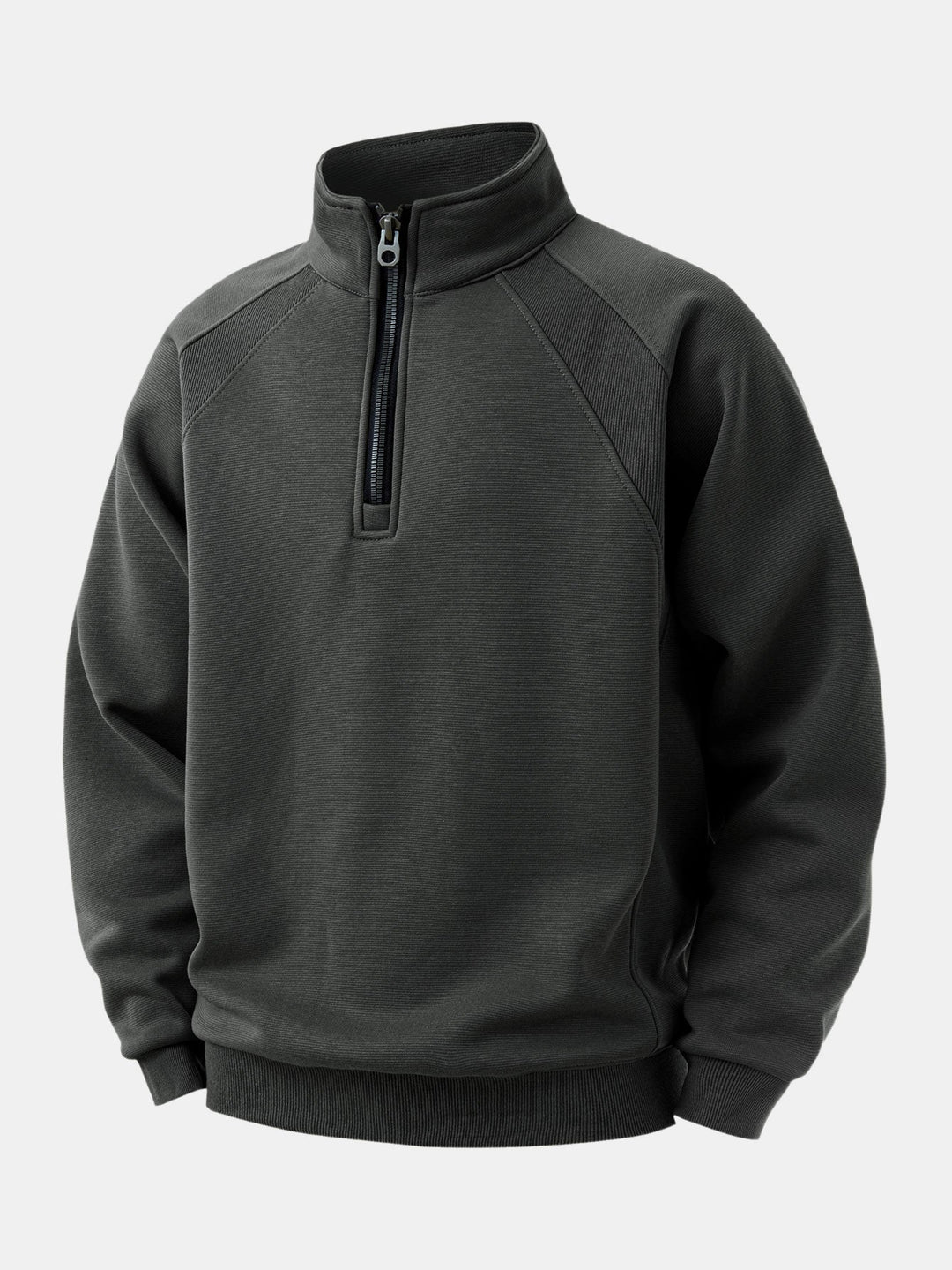 Teddy Lined Quarter Zip Sweatshirt