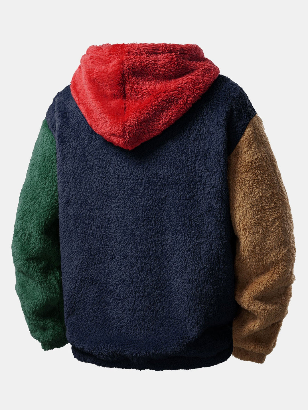 Color Block Teddy Hoodie & Color Block Teddy Jogger Pants