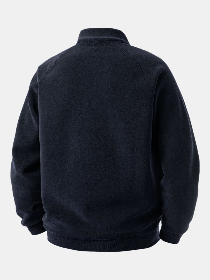 Polar Fleece Quarter Zip Sweatshirt