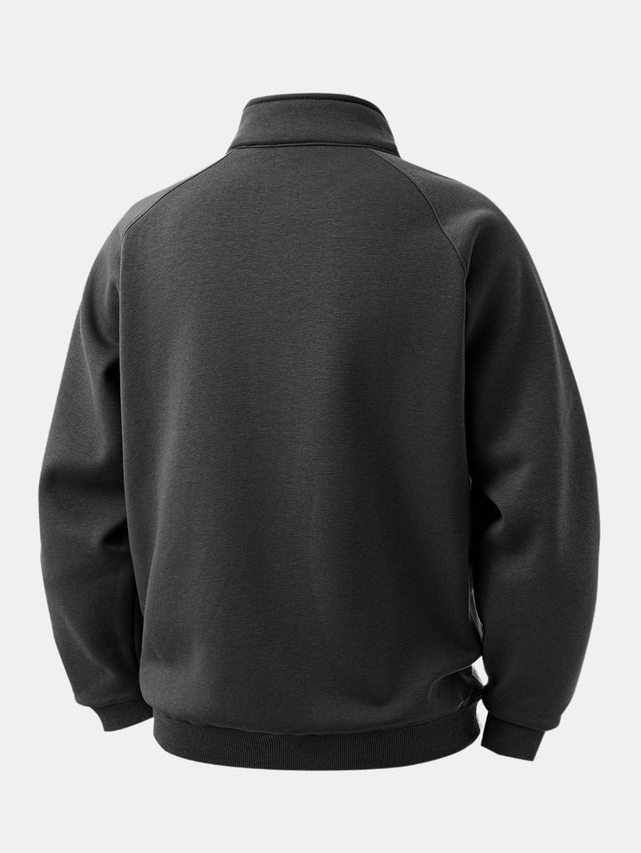 Teddy Lined Quarter Zip Sweatshirt