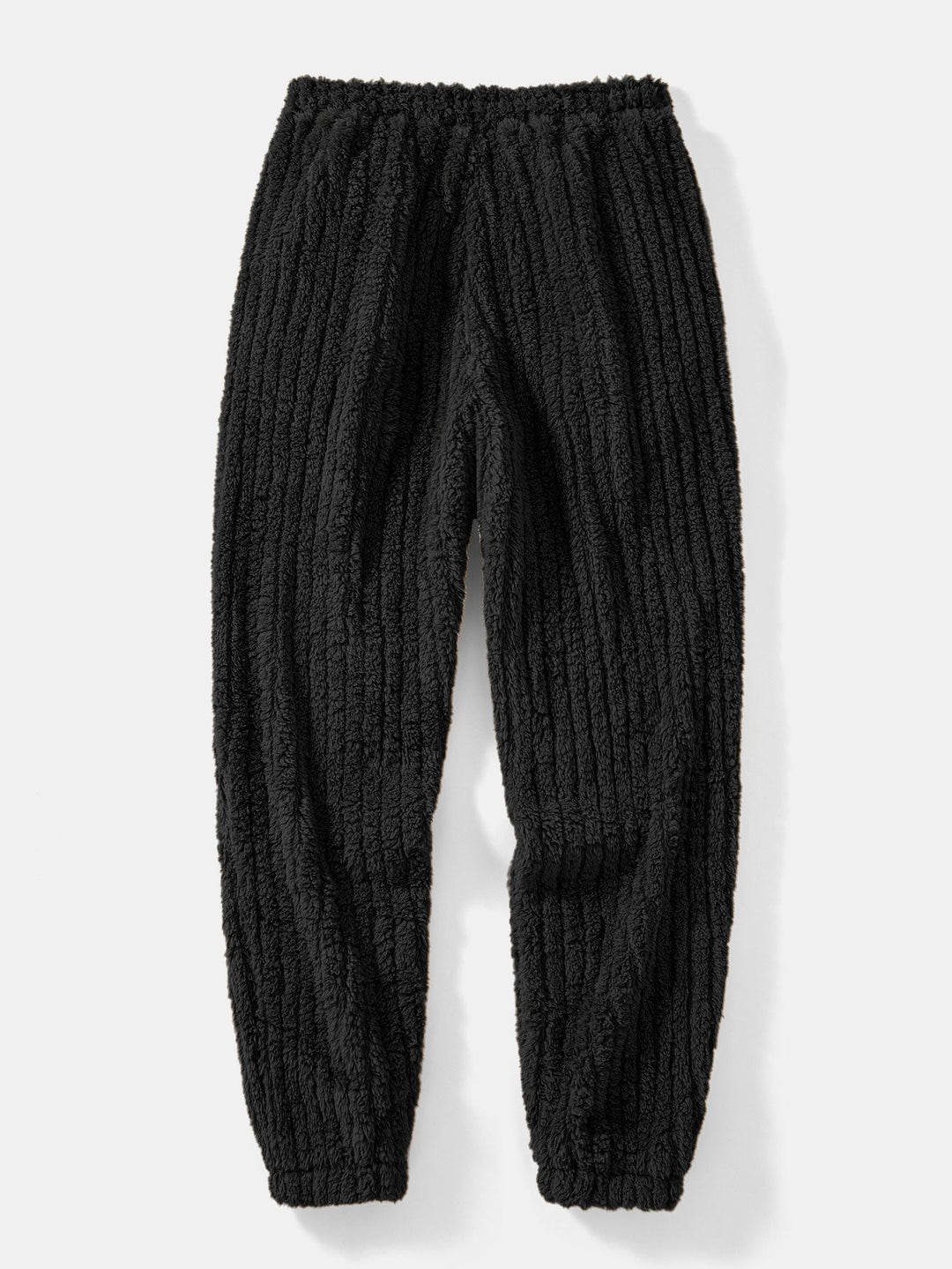 Relax Fit Stripe Kangaroo Pocket Teddy Hoodie & Jogger Pants