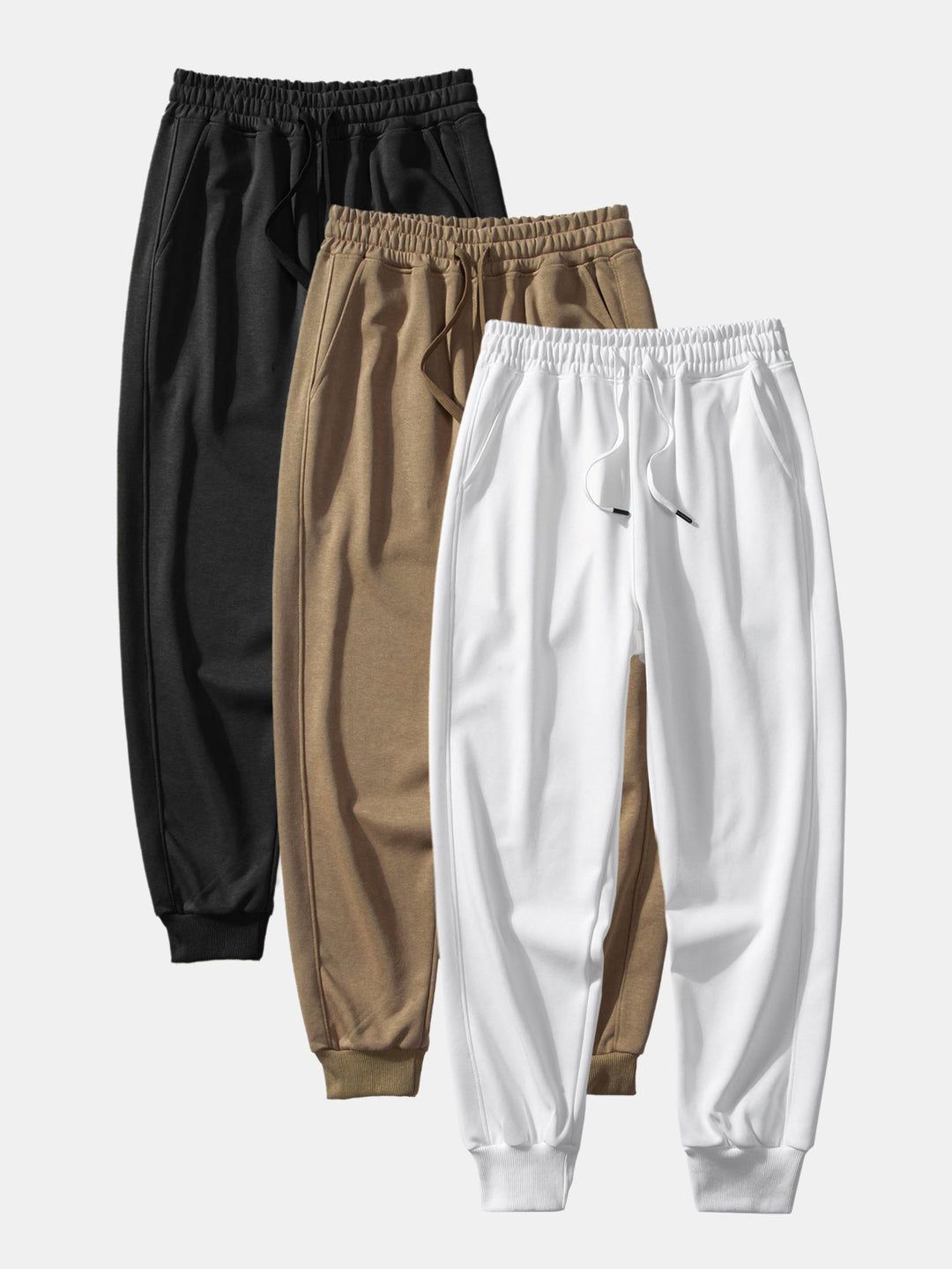 3 Pieces Basic Jogger Pants