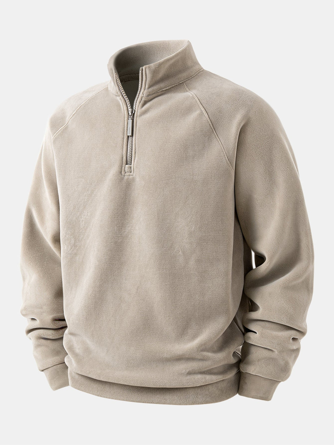 Polar Fleece Quarter Zip Sweatshirt