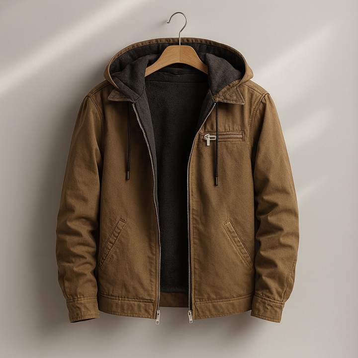 Hawthorne Canvas Sherpa Jacket