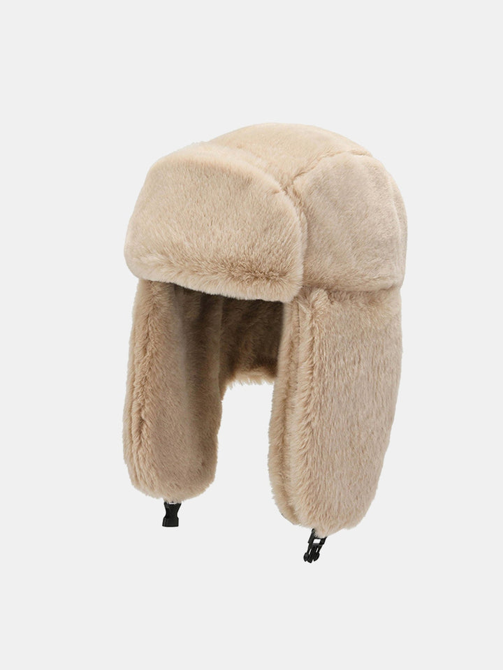 Thick Winter Beanie Hat With Windproof Ears Flaps Protection