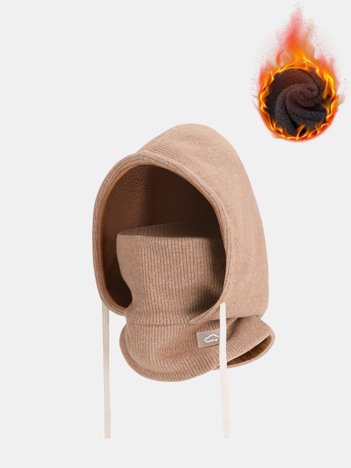Unisex Warm Windproof Knitted Balaclava Hat With Ski Mask Face Cover