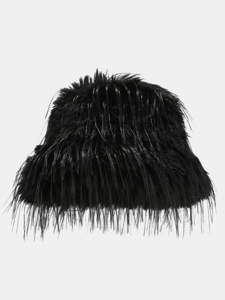Stylish Fluffy Faux Fur Warm Fisherman Hat