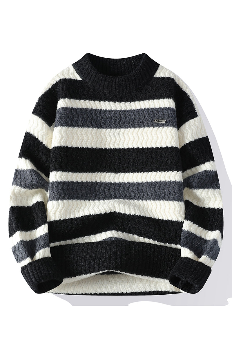 Striped Crew Neck Sweater
