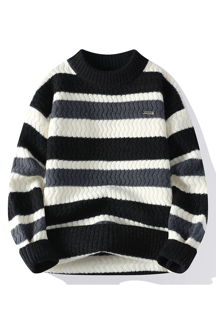 Striped Crew Neck Sweater