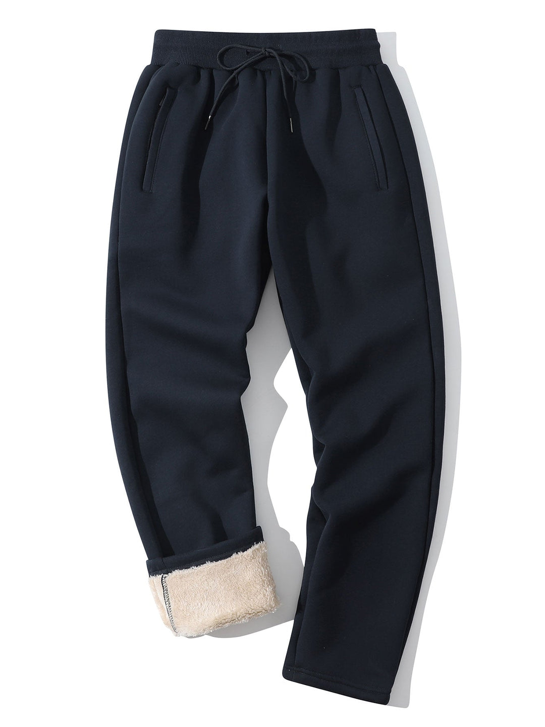 3 Pieces Teddy Lined Straight Leg Pants