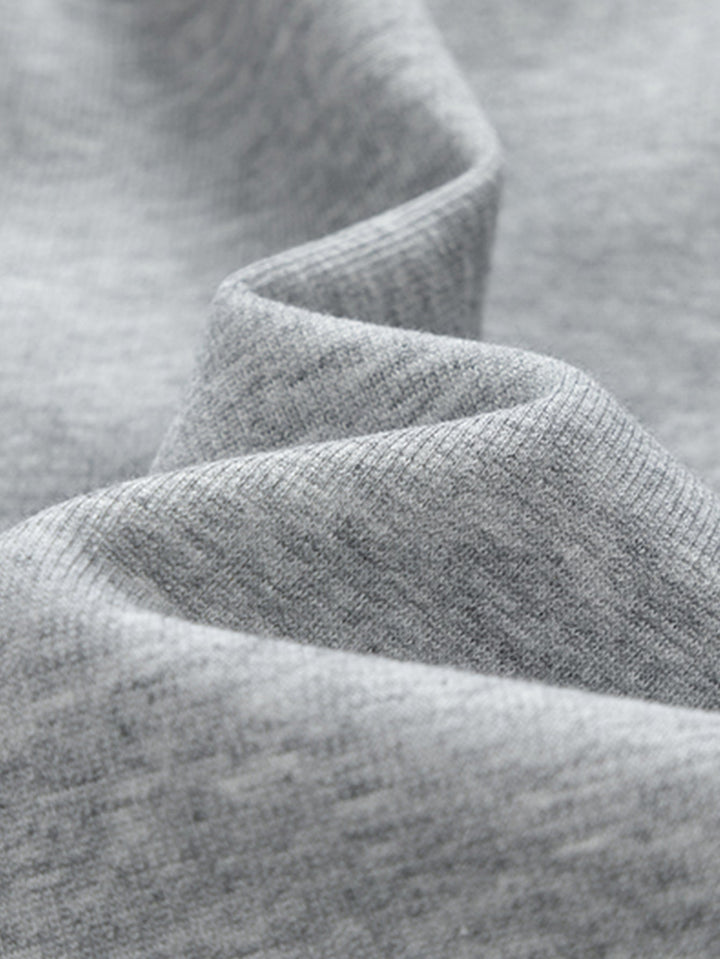 Camiseta Waffle 2 em 1 de Manga Longa com Caimento Relaxado & Calças Cargo de Jersey com Pernas Retas e Caimento Relaxado