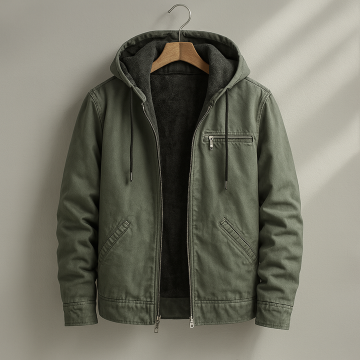 Hawthorne Canvas Sherpa Jacket