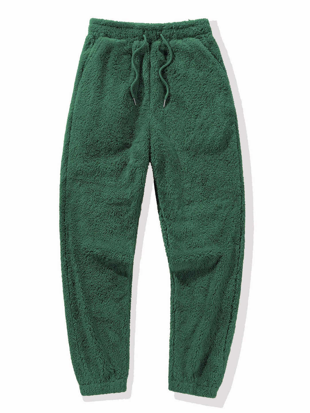 Bear Embroidered Patch Teddy Hoodie & Teddy Jogger Pants