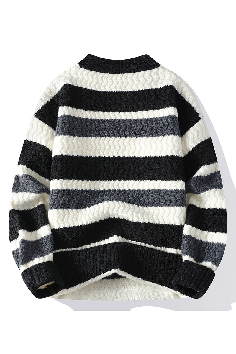 Striped Crew Neck Sweater