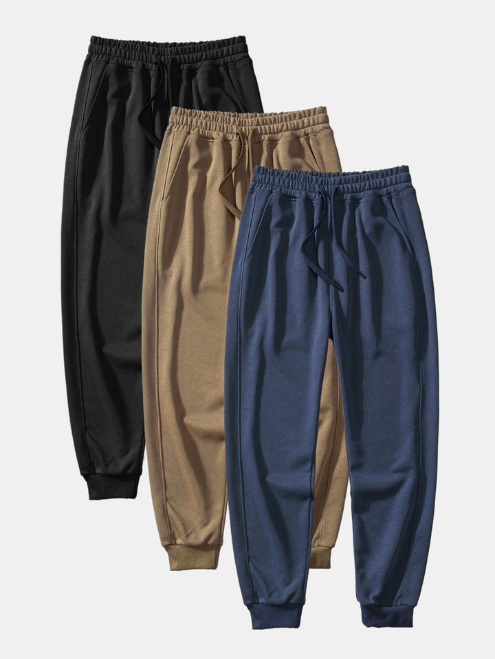 3 Pieces Basic Jogger Pants