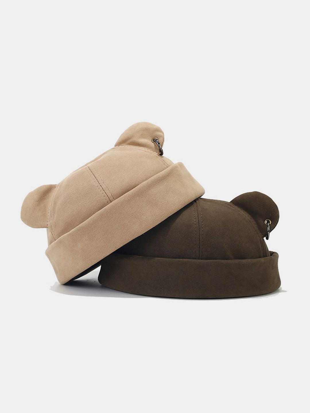 Adjustable Unisex Beanie Hat With Bear Ear Design