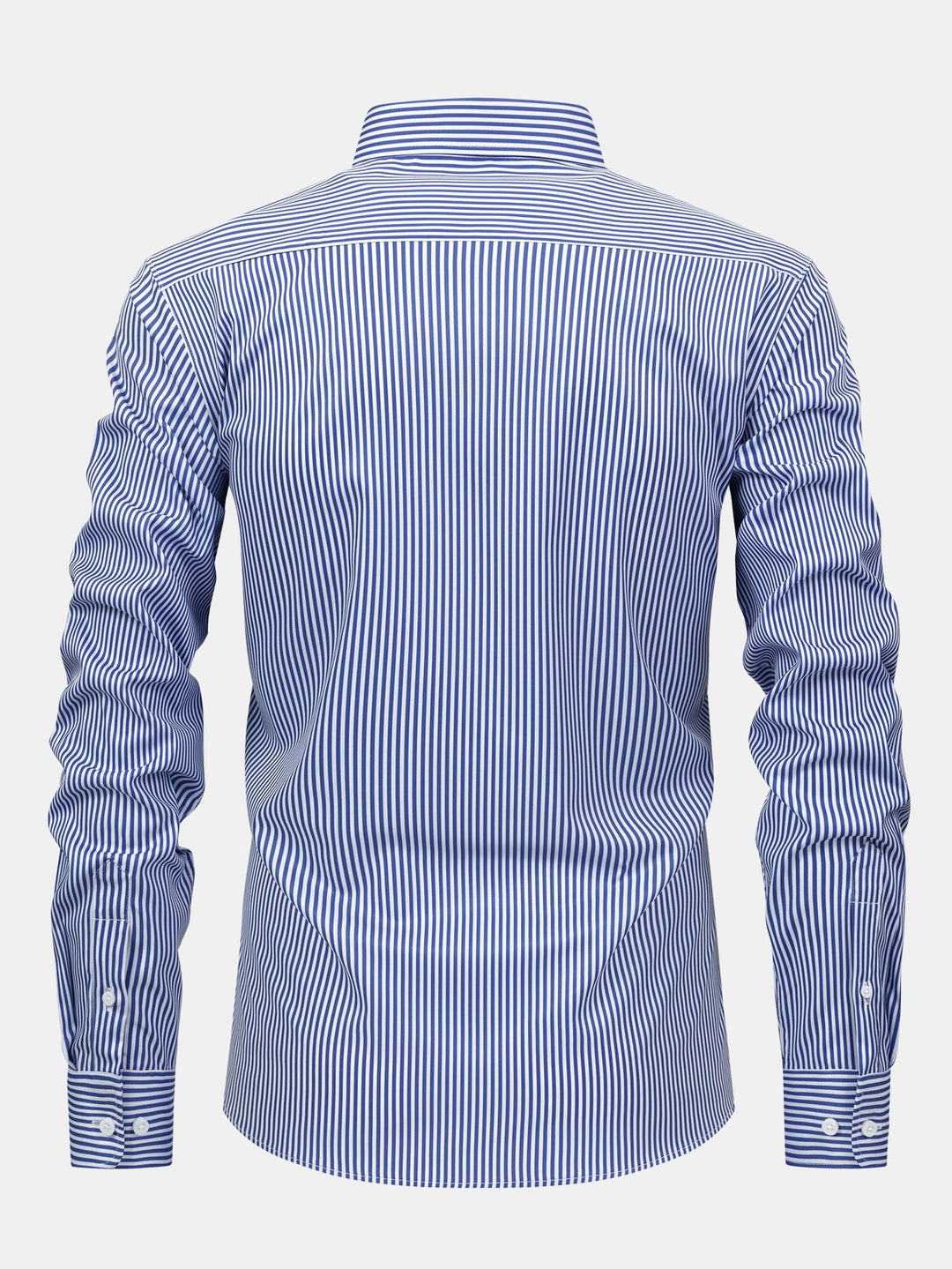 Long Sleeve Stripe Button Up Shirt