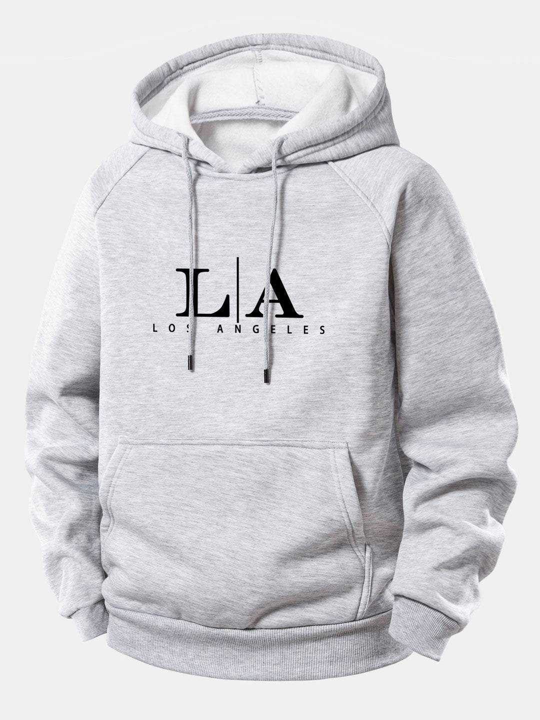 Los Angeles Print Drawstring Hoodie