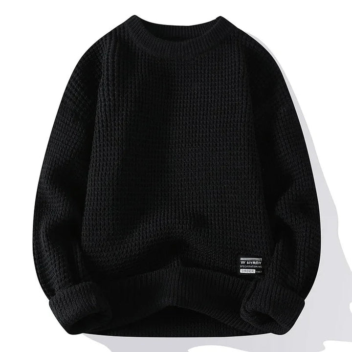 Hudson Waffle Crewneck Sweater