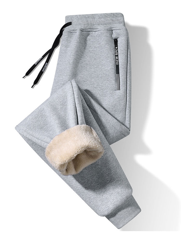 3 Pieces Warm Fleece-Lined Jogger Pants