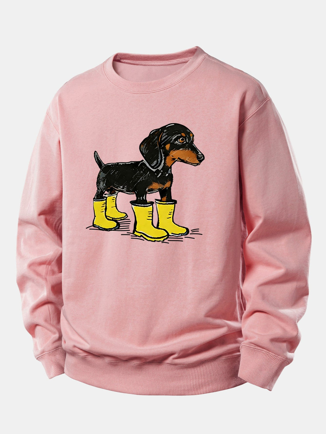 Boots Dachshund Print Relax Fit Sweatshirt