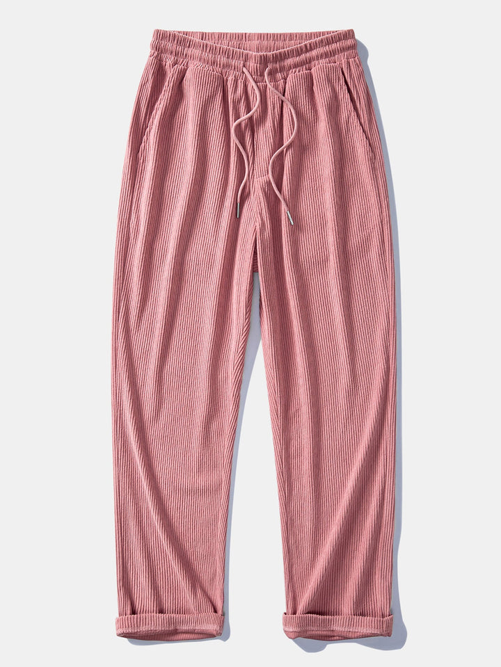 Straight Leg Corduroy Pants