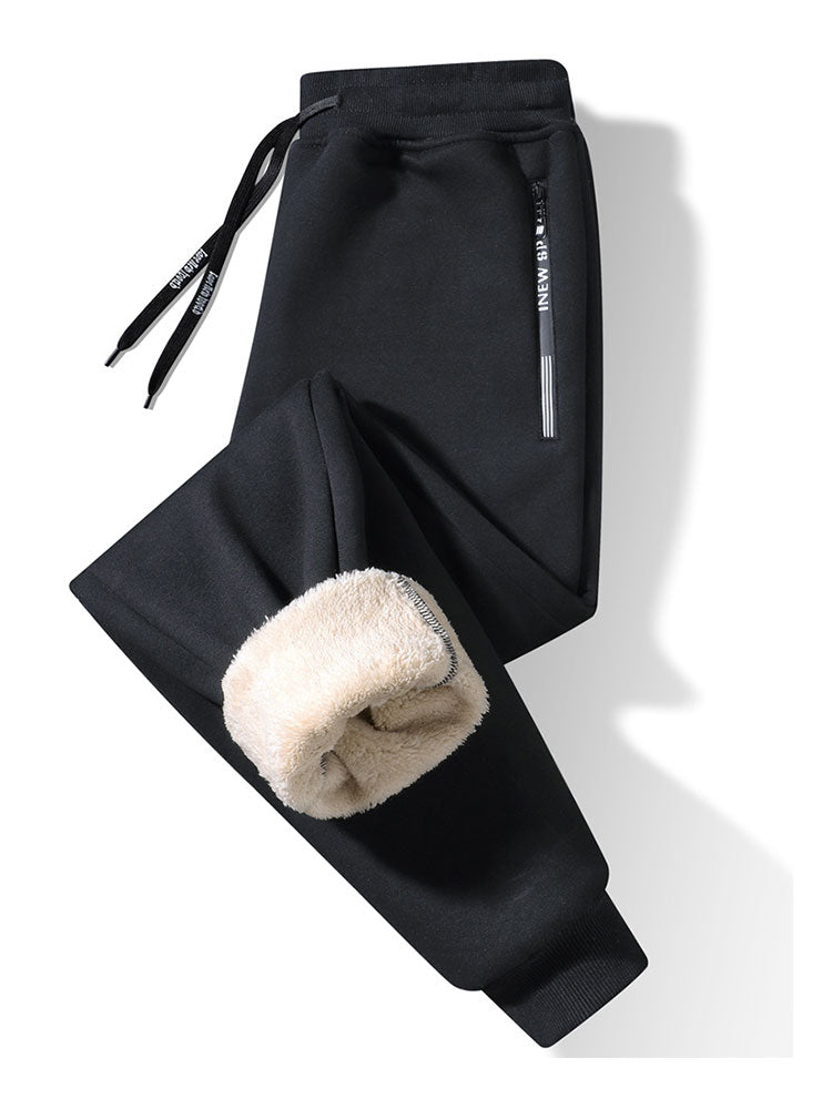 3 Pieces Warm Fleece-Lined Jogger Pants