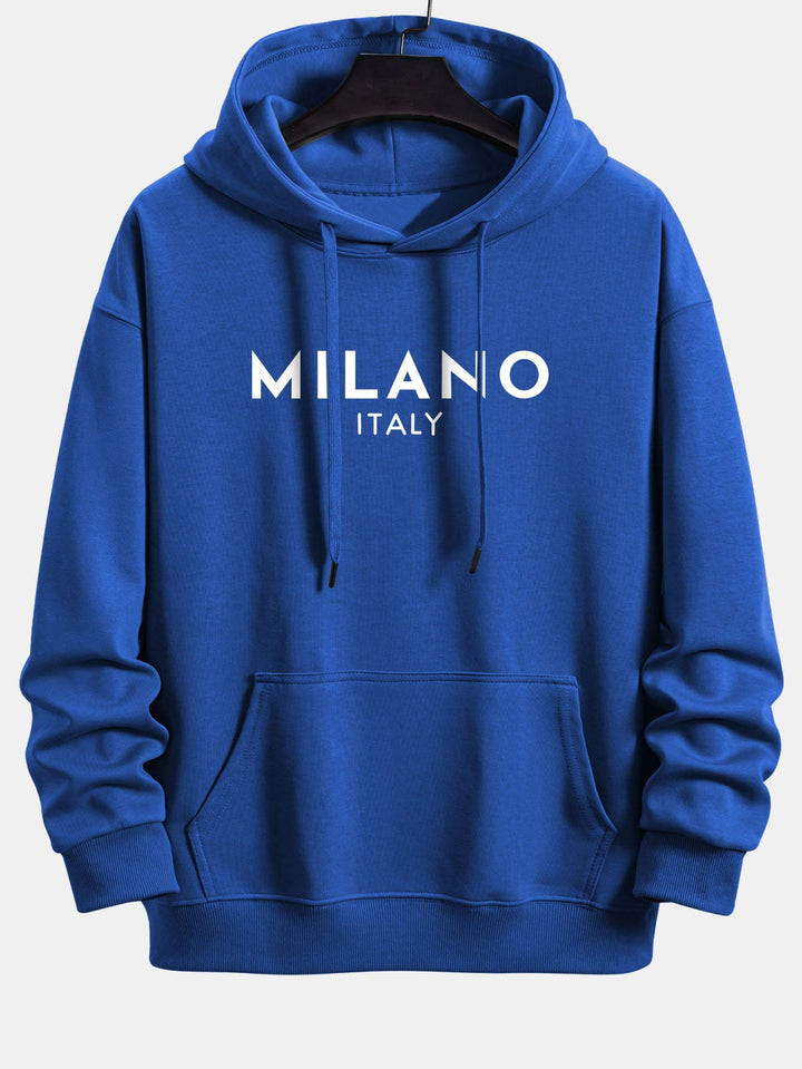 Milano Print Relax Fit Hoodie