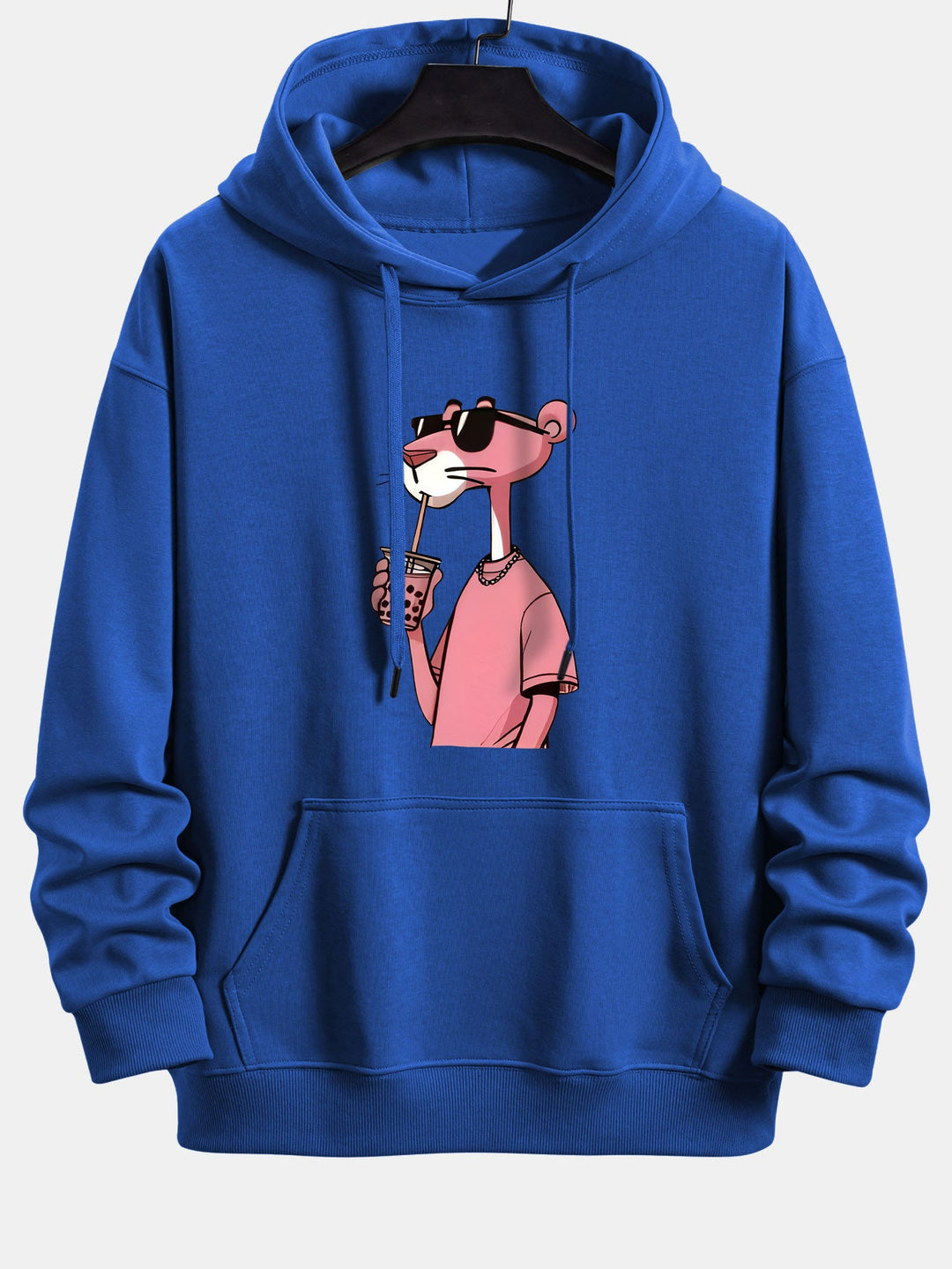 Pink Panther Print Relax Fit Hoodie