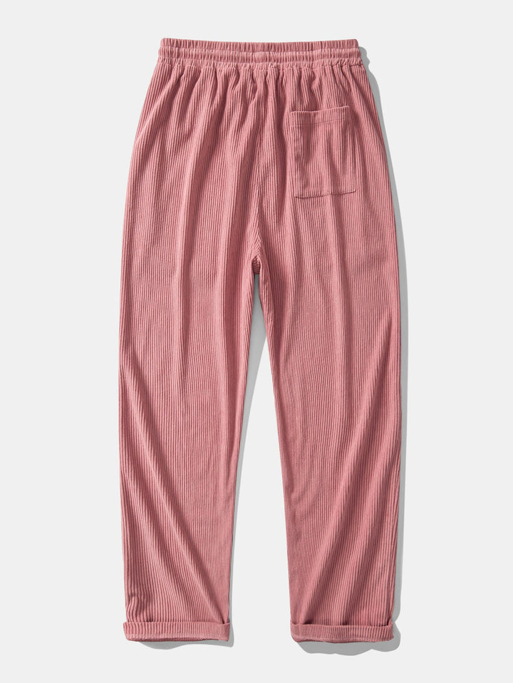 Straight Leg Corduroy Pants