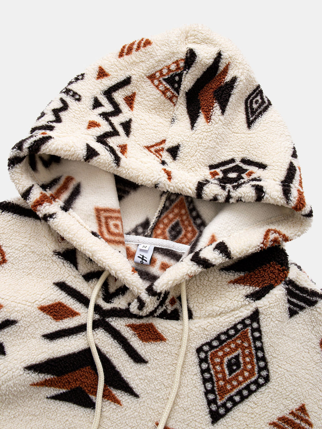 Aztec Print Teddy Hoodie & Jogging Pants