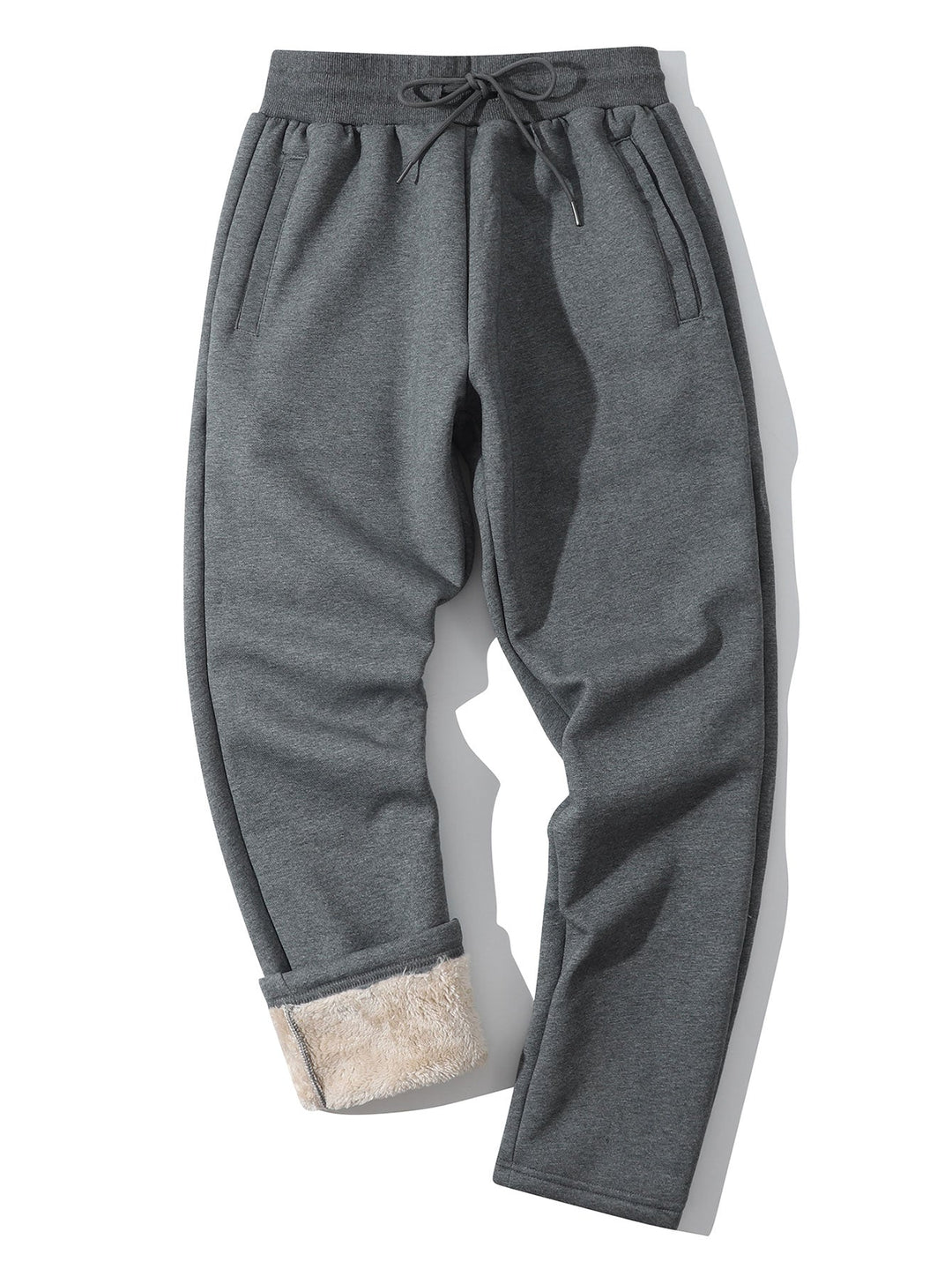 3 Pieces Teddy Lined Straight Leg Pants