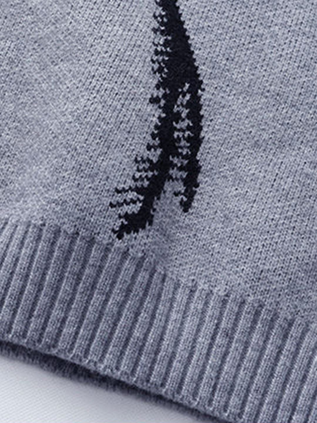 Japanese Cat Print Crew Neck Sweater